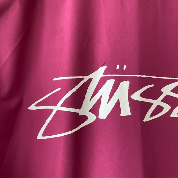 Stussy magenta light bomber jacket, lined - Picture 4 of 4